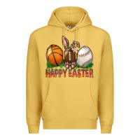 Antique Gold Happy Easter Sports Premium Hoodie - BundleAndBundleShop