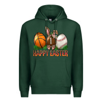 Sports Green Happy Easter Sports Premium Hoodie - BundleAndBundleShop