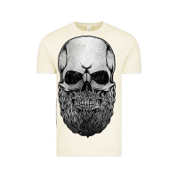Vintage Arctic creepy bald and bearded skull for halloween & skeletons fans t shirt Vintage Tee - baoMotion