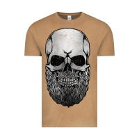 Vintage Camel creepy bald and bearded skull for halloween & skeletons fans t shirt Vintage Tee - baoMotion
