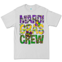 Dove Grey Mardi Gras crew Premium Tee - BundleAndBundleShop