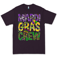 Plum Mardi Gras crew Premium Tee - BundleAndBundleShop