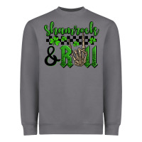 Storm St. Patrick's Day Shamrock and roll Heavyweight Sweatshirt - OliviaCreatesArt