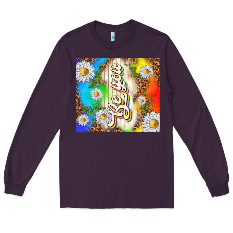 Be You With Daisies Long Sleeve Tee by TumblerDesignByShophia | Teevron