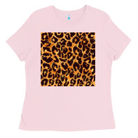 Bubblegum Pink leopard seamless pattern bbs Ladies Tee - BundleAndBundleShop