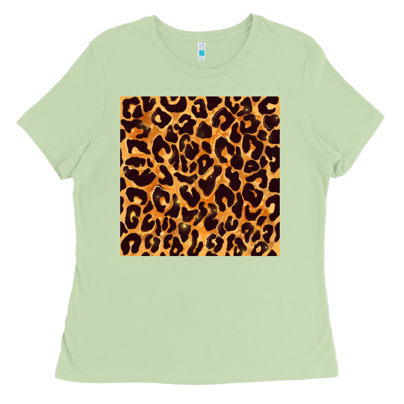 Leopard Seamless Pattern Bbs Ladies Tee by BundleAndBundleShop | Teevron