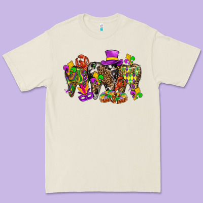 Mardi Gras Dental Premium Tee Designed By Bundleandbundleshop