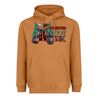 Meerkat Christmas with tribe Heavyweight Hoodie - CowhideDigitalArt
