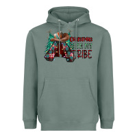 Sage Christmas with tribe Heavyweight Hoodie - CowhideDigitalArt