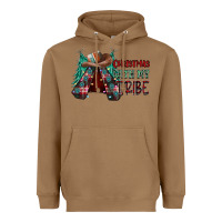 Toasted Coconut Christmas with tribe Heavyweight Hoodie - CowhideDigitalArt