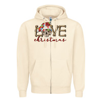 Skull Love Christmas Zipper Hoodie | Teevron