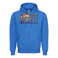 True Royal skull love christmas Zipper Hoodie - FaDigitalArtStudio
