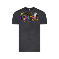 Vintage Black mardi gras school secretary Vintage Tee - texasbilliewilder