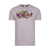 Vintage Zinc mardi gras school secretary Vintage Tee - texasbilliewilder