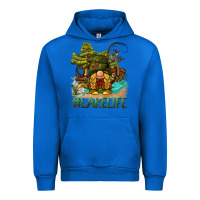 Cobalt lake life gnome Urban Hoodie - BarkalooDesign
