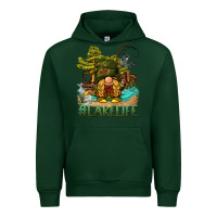 Forest Green lake life gnome Urban Hoodie - BarkalooDesign