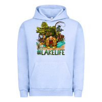 Pigment Grape Ice lake life gnome Urban Hoodie - BarkalooDesign