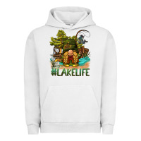 Pigment Lunar Rock lake life gnome Urban Hoodie - BarkalooDesign