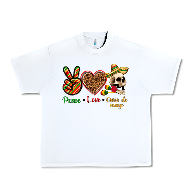 Peace Love Cinco De Mayo Urban Heavy Tee by texasbilliewilder | Teevron