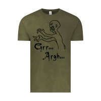 Vintage Olive grr argh Vintage Tee - baoMotion
