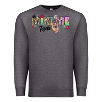 Charcoal Heather my mini me rocks Premium Sweatshirt - CowhideDigitalArt