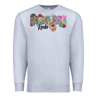 Heather Grey my mini me rocks Premium Sweatshirt - CowhideDigitalArt