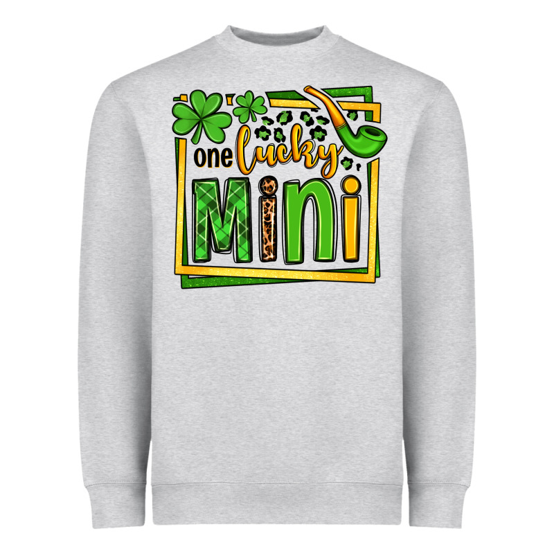 One Lucky Mini St. Patrick's Heavyweight Sweatshirt by OliviaCreatesArt | Teevron