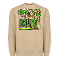 Mushroom One lucky mini St. Patrick's Heavyweight Sweatshirt - OliviaCreatesArt