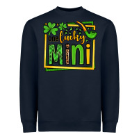 Navy One lucky mini St. Patrick's Heavyweight Sweatshirt - OliviaCreatesArt