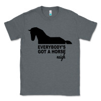 Charcoal Heather everybody's gotta horse neigh Classic Tee - Bettercallsaul
