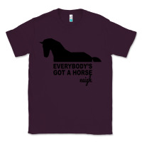 Plum everybody's gotta horse neigh Classic Tee - Bettercallsaul
