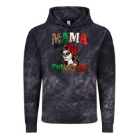 Cloud Black La Mama Mas Chingona Vintage Hoodie - texasbilliewilder