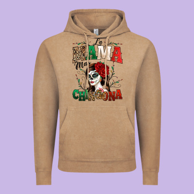 La Mama Mas Chingona Vintage Hoodie Designed By Texasbilliewilder