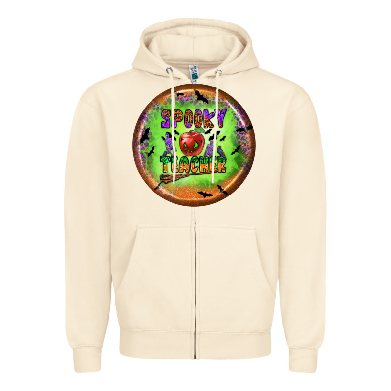 Spooky Teacher Zipper Hoodie by BundleAndBundleShop | Teevron