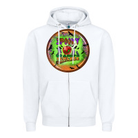 White Spooky Teacher Zipper Hoodie - BundleAndBundleShop