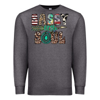 Charcoal Heather sassy little soul Premium Sweatshirt - CowhideDigitalArt