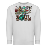 Dove Grey sassy little soul Premium Sweatshirt - CowhideDigitalArt
