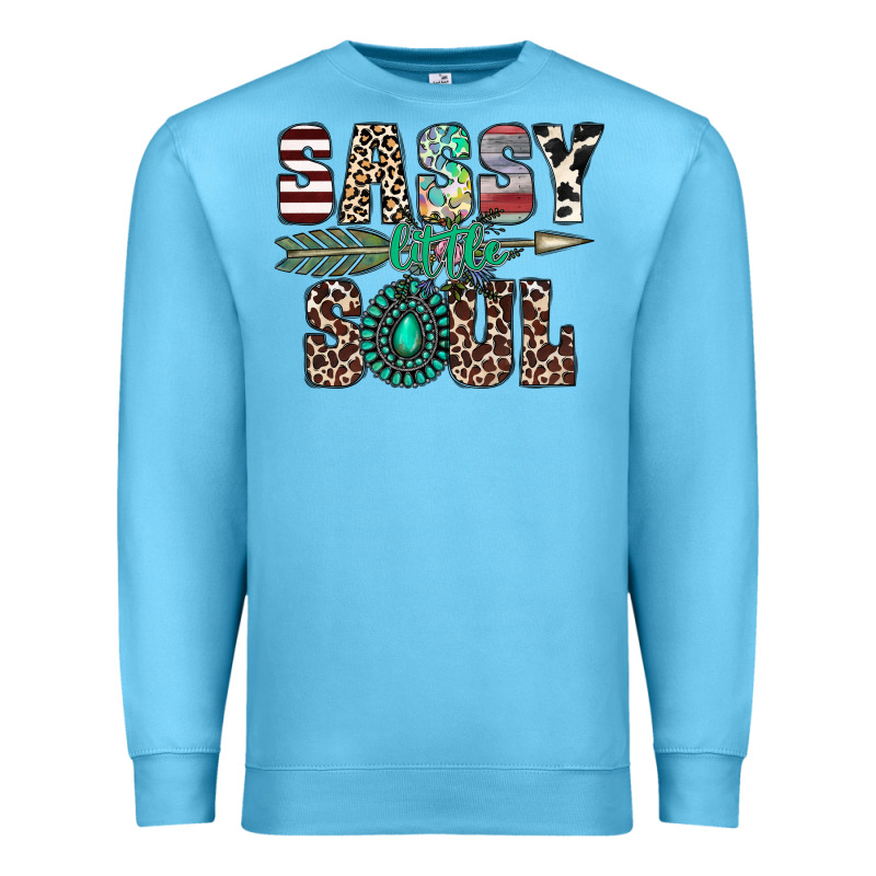 Sassy Little Soul Premium Sweatshirt by CowhideDigitalArt | Teevron