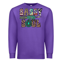 Purple sassy little soul Premium Sweatshirt - CowhideDigitalArt