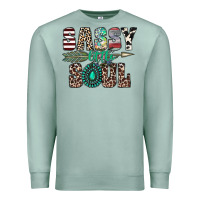 Seafoam sassy little soul Premium Sweatshirt - CowhideDigitalArt