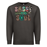 Smoke sassy little soul Premium Sweatshirt - CowhideDigitalArt