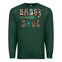 Sports Green sassy little soul Premium Sweatshirt - CowhideDigitalArt