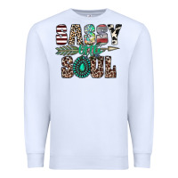 White sassy little soul Premium Sweatshirt - CowhideDigitalArt