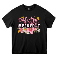 Black perfectly imperfect Heavy Core Tee - JahusDesignShop