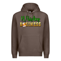 Coffee whiskey business Premium Hoodie - FaDigitalArtStudio