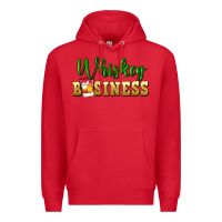 Red whiskey business Premium Hoodie - FaDigitalArtStudio