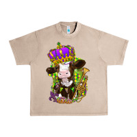 French Oak Mardi Gras cow Urban Heavy Tee - NancyCooperArtShop