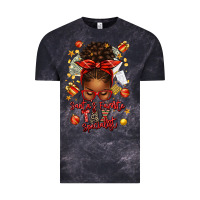 Cloud Black santa favorite tax specialist afro messy bun Vintage Tee - texasbilliewilder