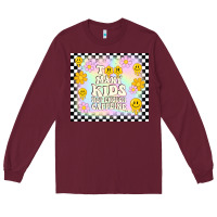 Burgundy too many kids not enough caffeine Long Sleeve Tee - TumblerDesignByShophia