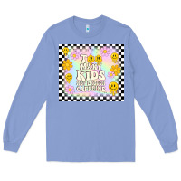 Colony Blue too many kids not enough caffeine Long Sleeve Tee - TumblerDesignByShophia